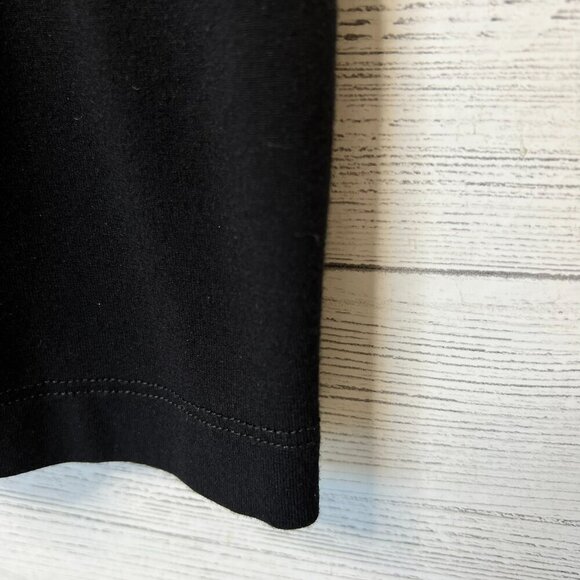 Eileen Fisher Dress Womens Size M/M Black V Neck Loungewear Comfort Minimalist - Picture 6 of 16